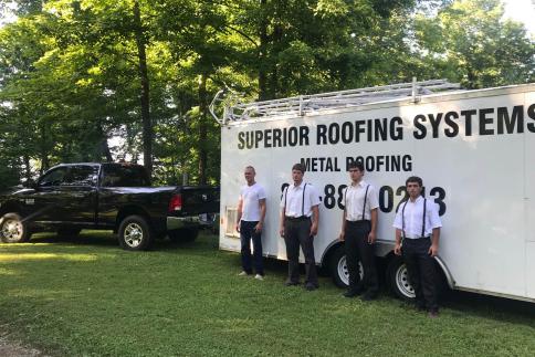 Superior Roofing Systems work crew